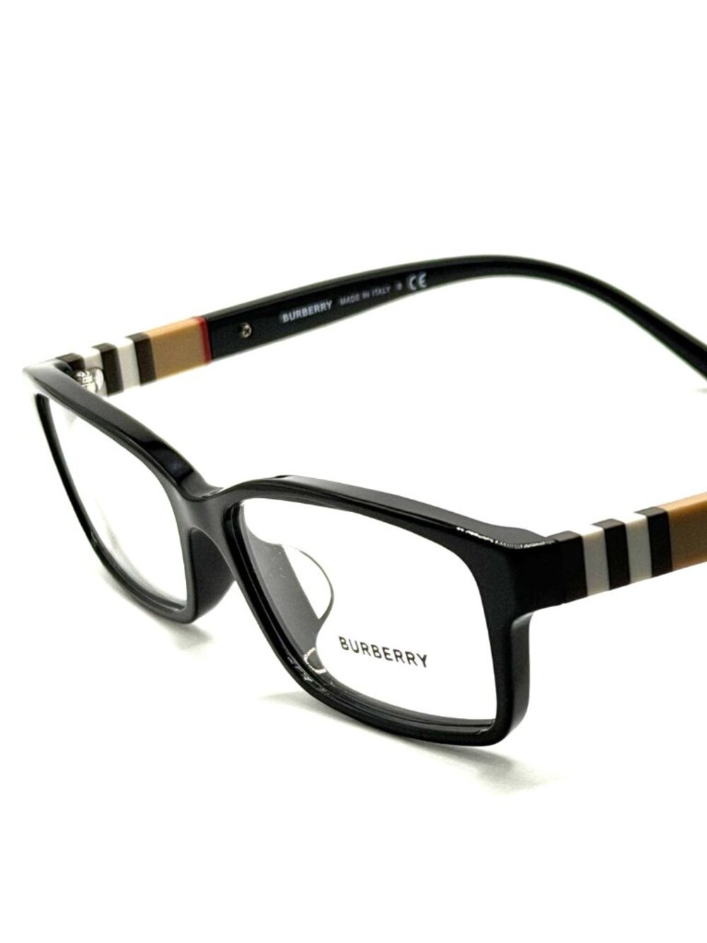 NEW BURBERRY B 2207-D 3001 BLACK UNISEX EYEGLASSES 55MM 16 145